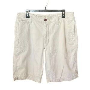 GAP men’s Favorite Khaki flat front shorts 10” inseam 34 waist light khaki
